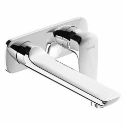 Rabatt ???? KLUDI AMEO Waschtisch 2-Loch-Wand-Einhebelmischer Ausladung 235 Mm Chrom, 412450575 ????