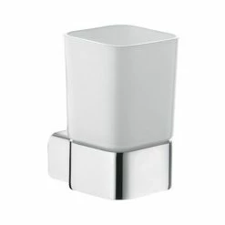 Budget ???? Kludi E2 Glashalter Mit Opalglas Weiß Chrom, 4997505 ????