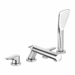 Auslauf ???? KLUDI OBJEKTA Vierloch-Wannenrandarmatur Wannenrandmontage Chrom, 324250575 ✨