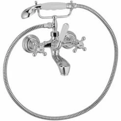 Neu ???? Kludi Adlon Wannenfüll Und Brausearmatur Dn 15 Kreuzgriffe Wandmontage ✔️