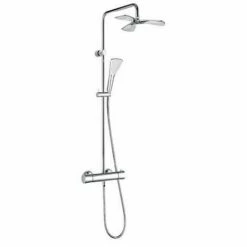 Bestpreis ???? Kludi Thermostat Fizz Dual Shower System Chrom, 6709505-00 ????