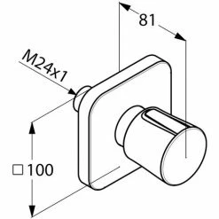 Blitzangebot ???? Kludi Drei-Wege-Umstellung E2 Bausatz 2 - Fertigmontage Chrom 498460575 ???? -KLUDI Shop 28804040 3