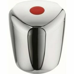 Großhandel ???? Kludi Griff TERRALUX 763610500 Standard-Gr.15, Markierg. Rot/verchromt ????