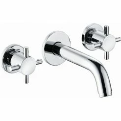 Billig ???? Kludi Waschtisch-Wandarmatur BOZZ DN 15, Unterputz Ausladung Wandauslauf 230 Mm Chrom 381460520 ????
