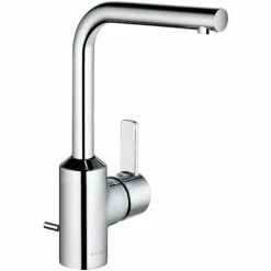 Angebote ???? Kludi Waschtischarmatur Zenta | 382940575 | Einhandmischer Mit Keramikkartusche | Schwenkbarer Auslauf | Eco-Wassersparsystem | Zugstangen-Ablaufgarnitur | Schnellmontage-System | Chrom | 09787 1 ????