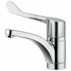 Schlussverkauf ⭐ Kludi Medi-Care Spültisch-Einhandmischer Klinik-Armhebel Chrom 349080524 ????