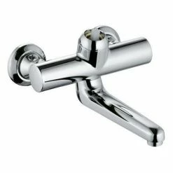 Budget ⭐ Kludi Wandarmatur-Ehm DN15 Provita Absp. S-Anschlüsse, Auslauf 180mm, Chr. 335330500 ????