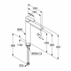 Großhandel ???? KLUDI ZENTA SL Waschschüssel-EHM Chrom 482560565 ???? -KLUDI Shop 45430652 3