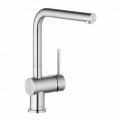 Billig ???? KLUDI L STEEL Spültisch-EinhandmischerEdelstahl Gebürstet, 45803F877 ????