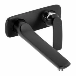 Neu ⭐ KLUDI BALANCE WT-2-Loch-Wand-EHMAusladung 220 Mm Schwarzmatt/chrom, 522478775 ????