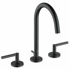 Besorgen ???? KLUDI NOVA FONTE WaschtischarmaturPURISTIC Dreilochmontage Mattschwarz, 201433915 ????