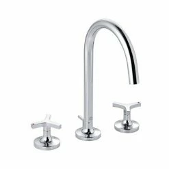 Schlussverkauf ❤️ KLUDI NOVA FONTE WaschtischarmaturDECO Dreilochmontage Chrom, 201430539 ❤️