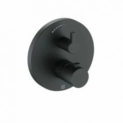 Budget ⌛ KLUDI NOVA FONTE UP-THMFeinbau-Set Mit Absperrventil Mattschwar, 208353915 ????