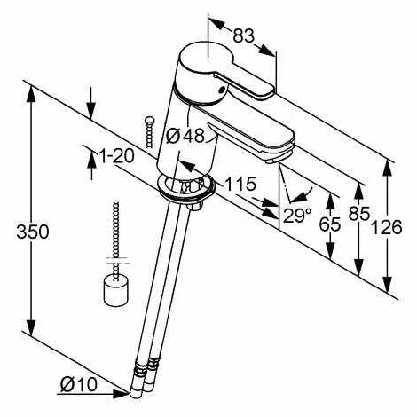 KLUDI Waschtisch-Einhandmischer LOGO NEO versenkbare Kette chrom 372800575 Budget ❤️ KLUDI Waschtisch-Einhandmischer LOGO NEO Versenkbare Kette Chrom 372800575 ???? -KLUDI Shop 5625780 2