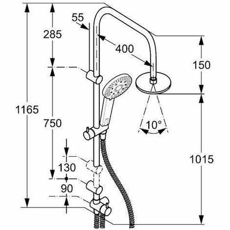 Angebote ???? KLUDI Dual Shower System A-QA S Chrom 6609105-00 ???? 2 Angebote ???? KLUDI Dual Shower System A-QA S Chrom 6609105-00 ???? – Bild 2