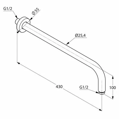 Coupon ???? Kludi Wand-Brausearm A-Qa Runde Wandrosette 400mm Chrom 6651405-00 ???? 2 Coupon ???? Kludi Wand-Brausearm A-Qa Runde Wandrosette 400mm Chrom 6651405-00 ???? – Bild 2