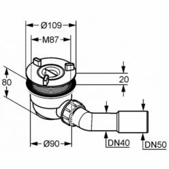 Budget ???? KLUDI TASSO 90 Ablaufgarnitur Rohbau-Set Neutral ???? -KLUDI Shop 59486380 3