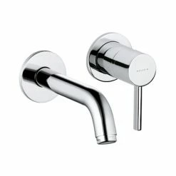 Budget ???? Kludi Bozz Waschtisch Armatur, Zweiloch Wand-Einhandmischer, Ausladung 180 Mm ????